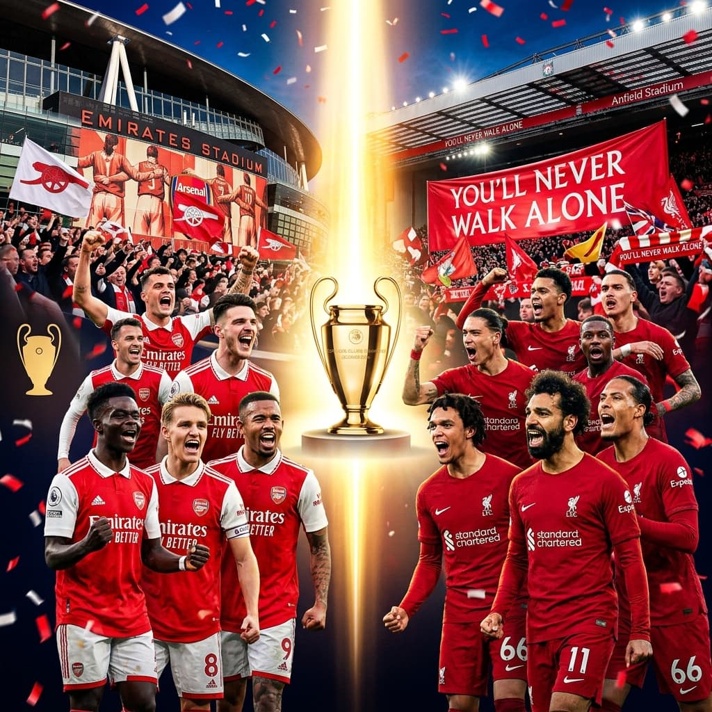 UCL QF Favorites: Arsenal vs Liverpool